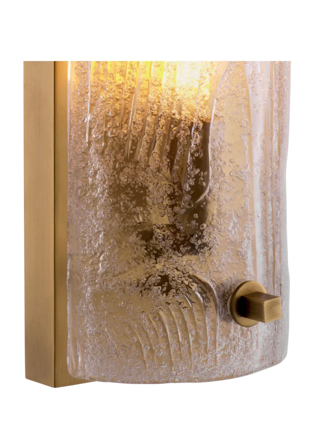 Casa Milano – Antique Brass Glass Wall Lamp (Lagos Collection)