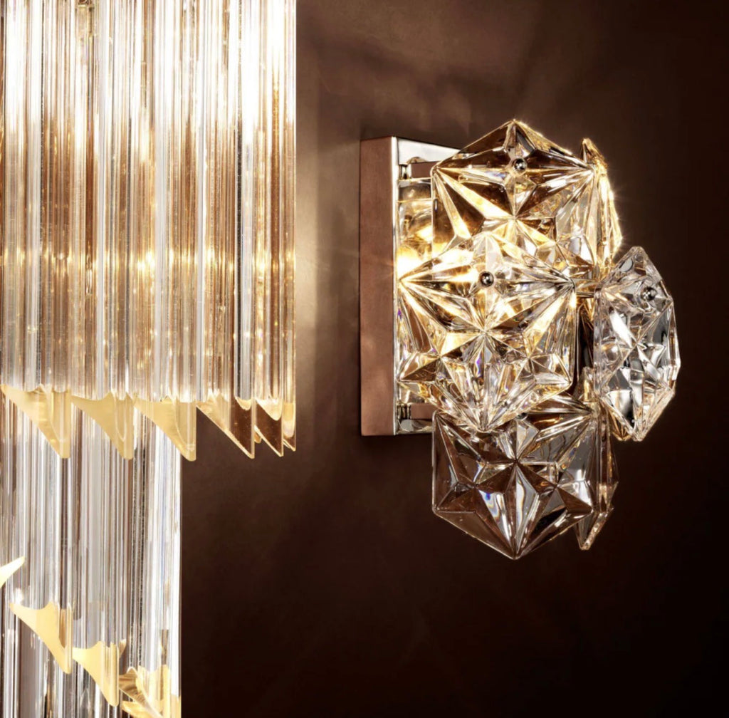 Casa Milano – Crystal Glass Wall Lamp (Hermitage Inspired)