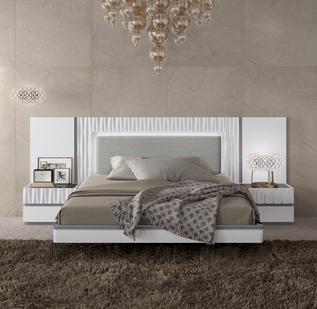 Casa Milano – Marina White Luxury Bed (Queen / King)