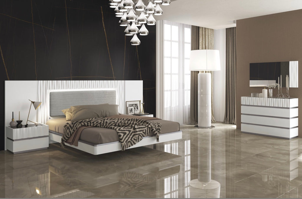 Casa Milano – Marina White Luxury Bed (Queen / King)