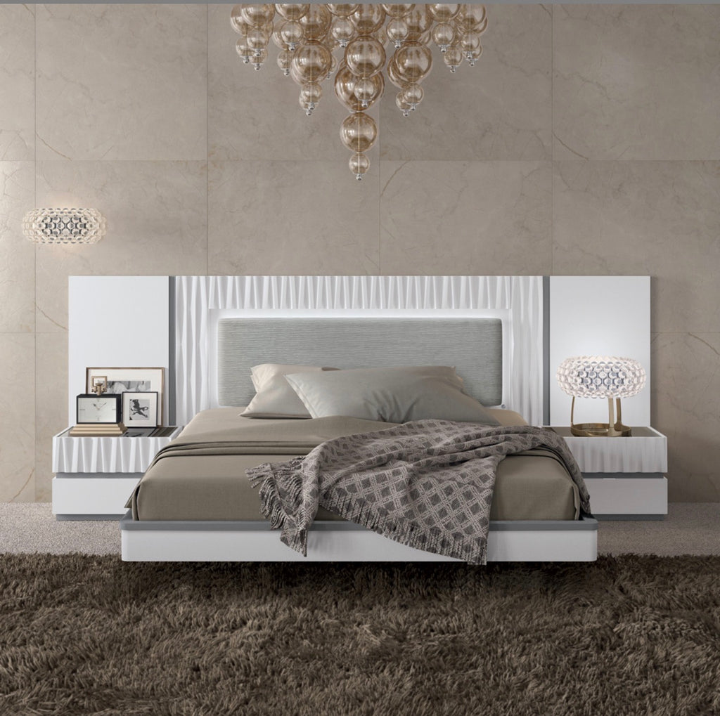 Casa Milano – Marina White Luxury Bed (Queen / King)