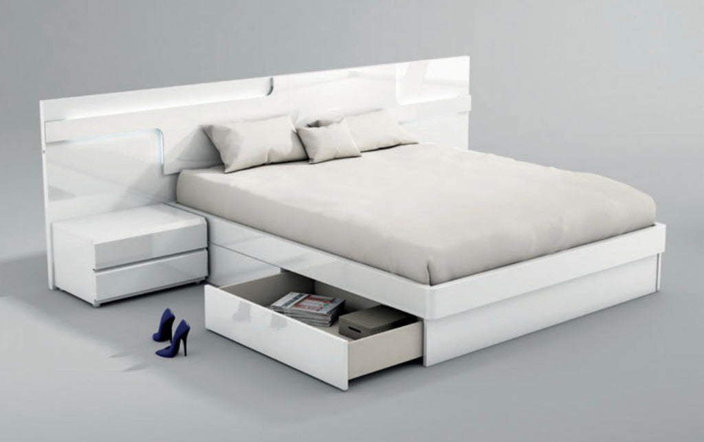 Casa Milano – Sara White Bed (Queen / King)