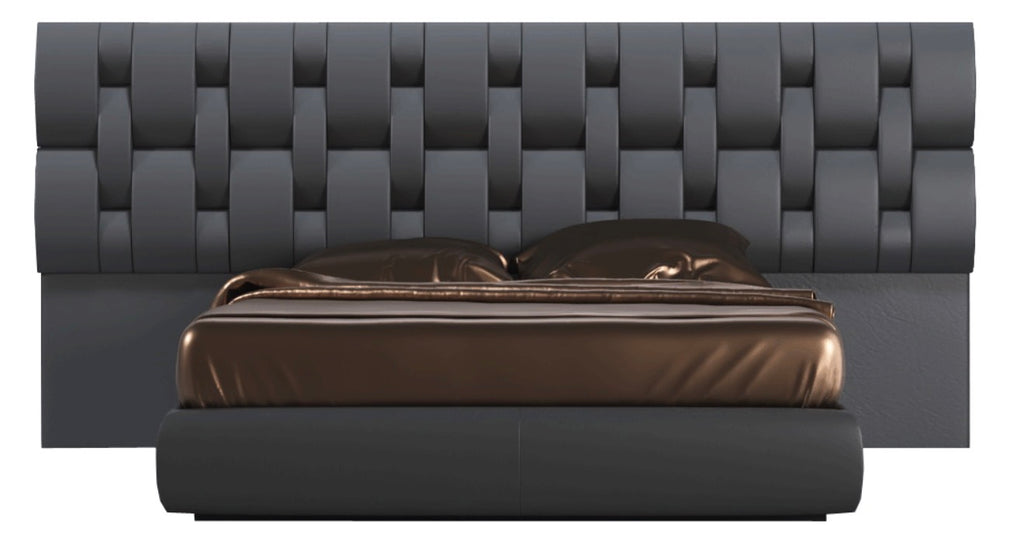 Casa Milano – Emporio Black Luxury Storage Bed with Valencia Frame (King / Queen)