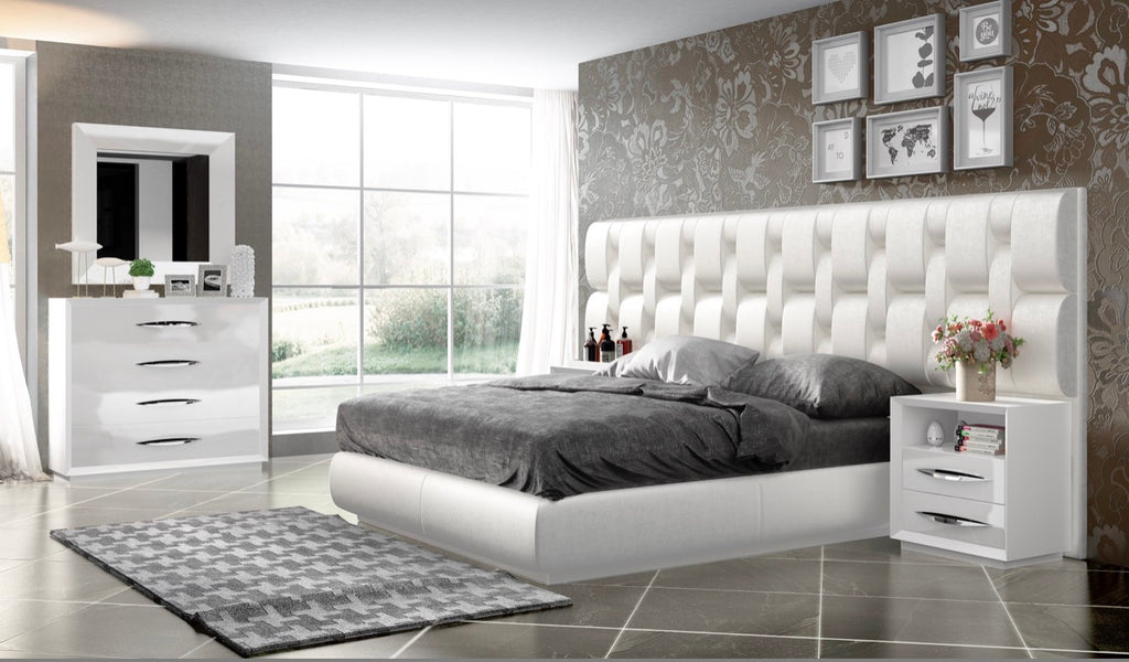 Casa Milano – Emporio White Storage Bed (King / Queen)