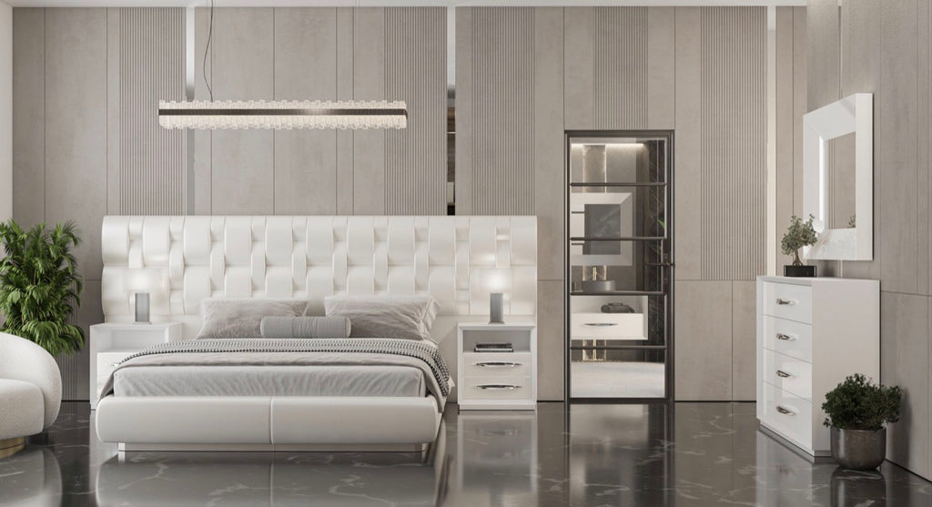 Casa Milano – Emporio White Storage Bed (King / Queen)