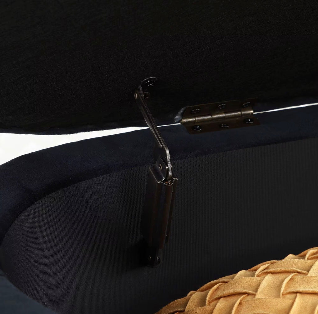 Casa Milano Velvet Storage Bench