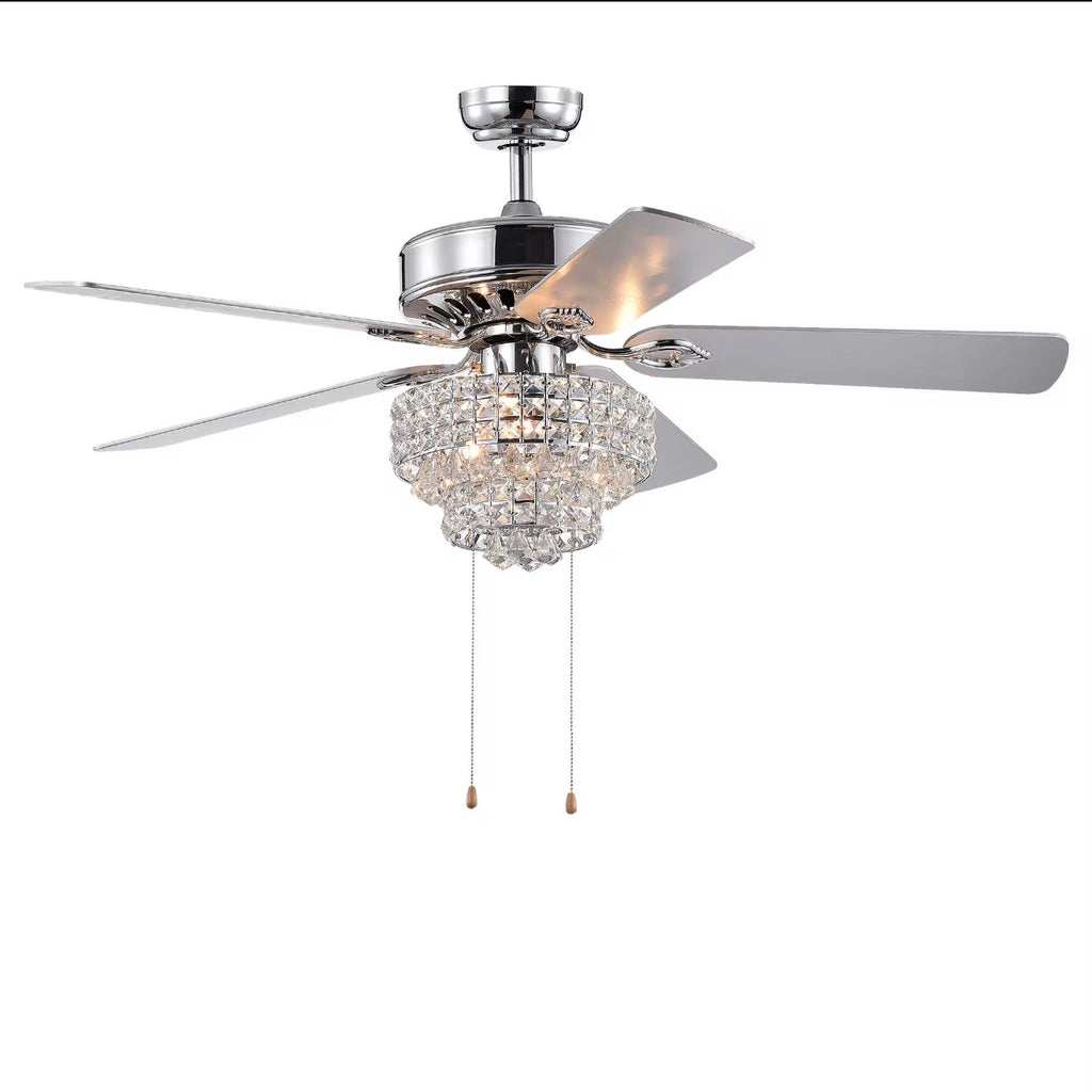 Casa Milano Crystal LED Ceiling Fan