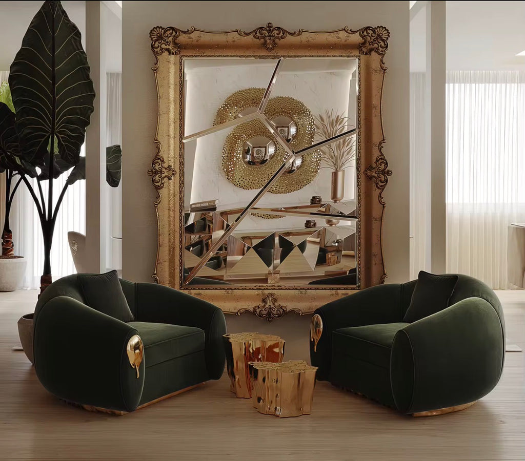 Casa Milano – Sculptura Italian Brass Sofa Set