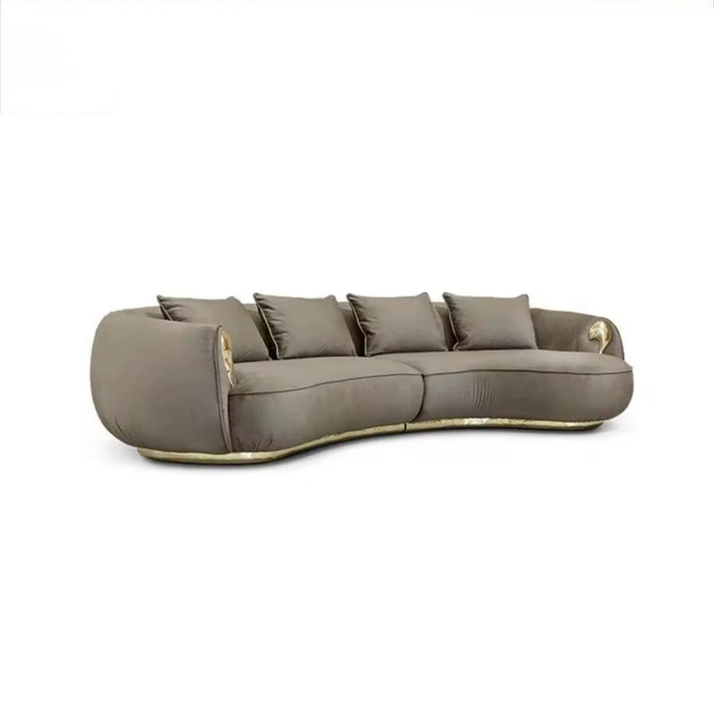 Casa Milano – Sculptura Italian Brass Sofa Set