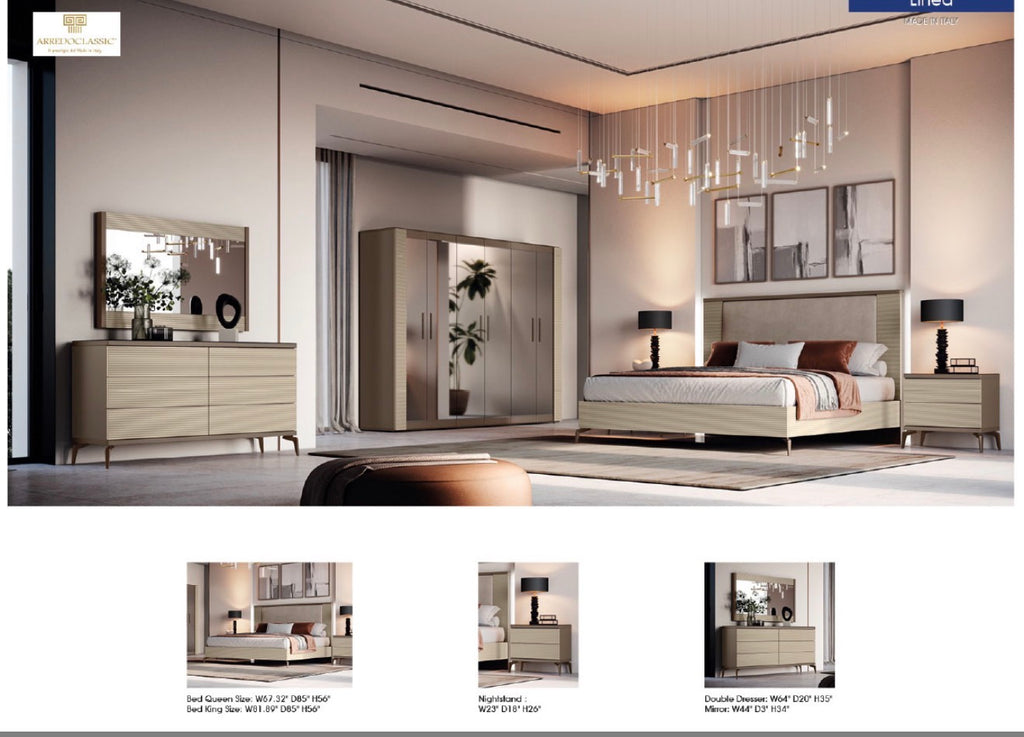 Casa Milano – Linea Italian Luxury Bedroom Set (Queen & King)