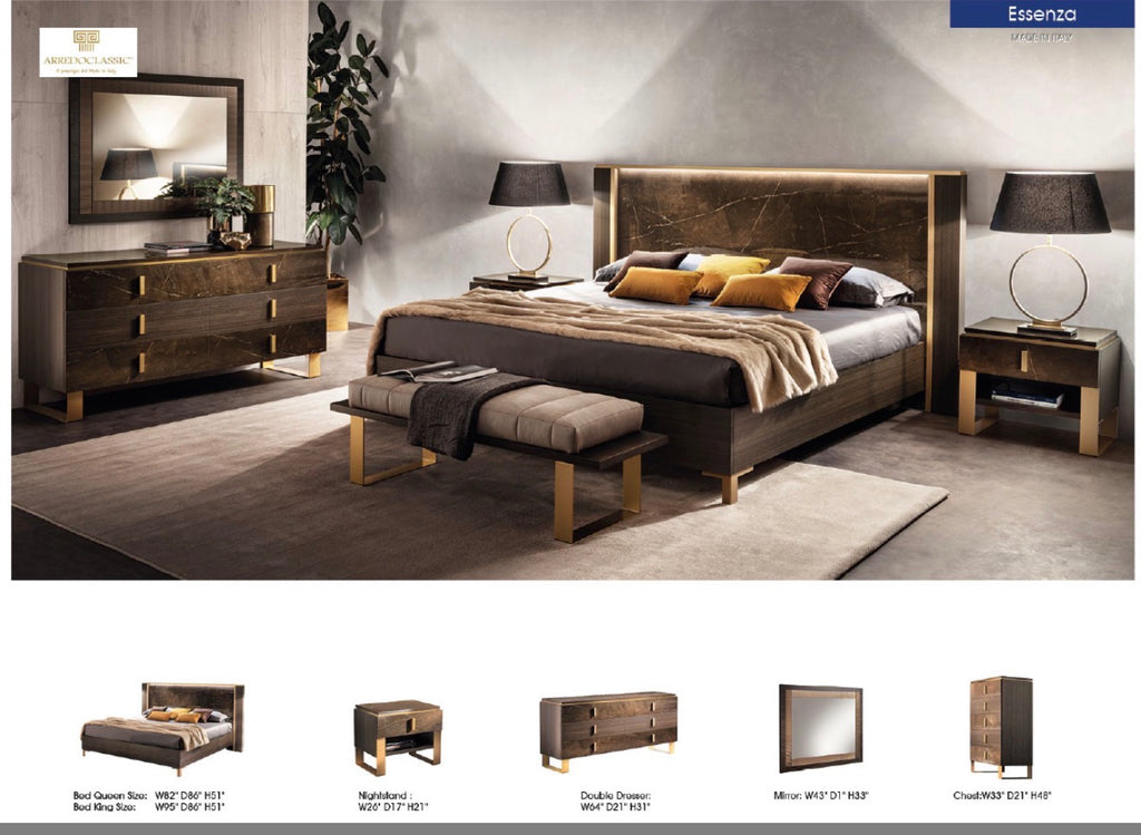 Casa Milano – Essenza Italian Luxury Bedroom Set | Queen & King