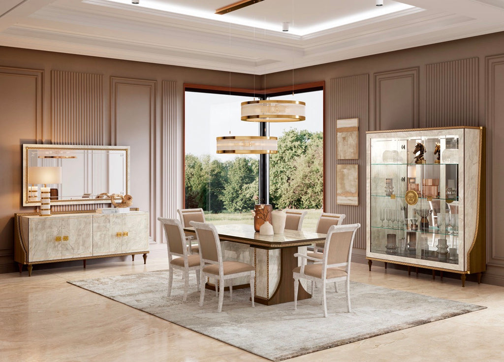 Casa Milano – Romantica 3-Door Italian Luxury China Cabinet