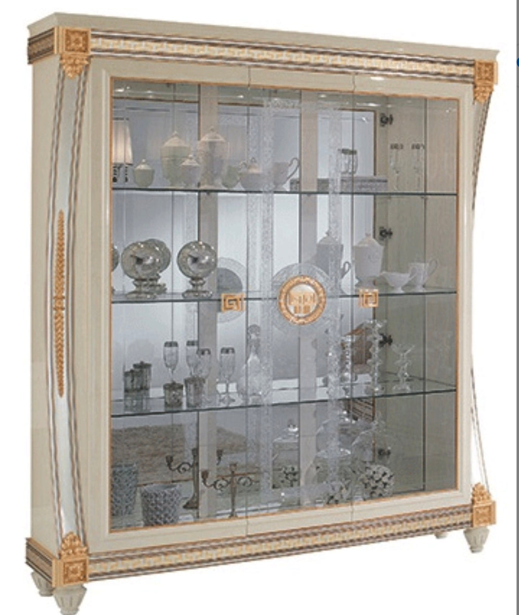 Casa Milano – Liberty Italian Luxury 3-Door China Cabinet