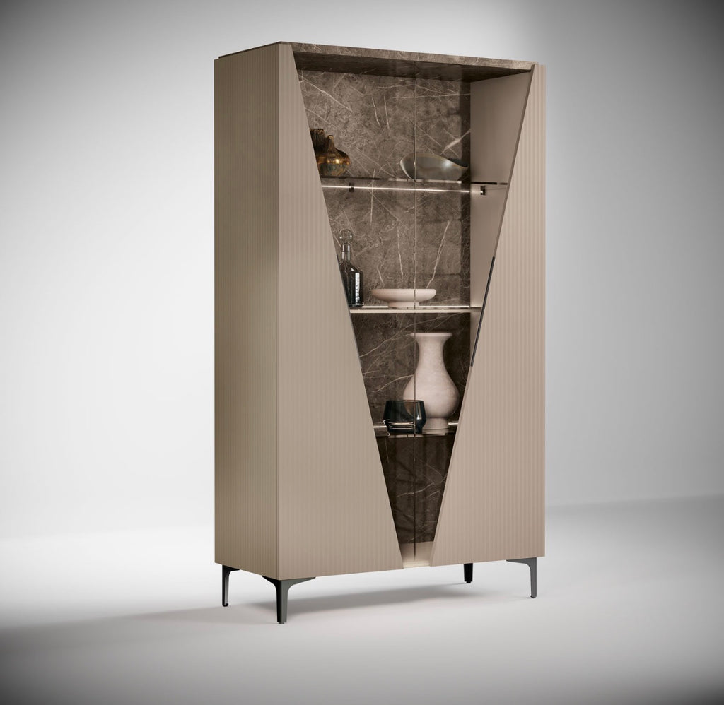 Casa Milano – Fidia 2-Door Luxury Vitrine Cabinet