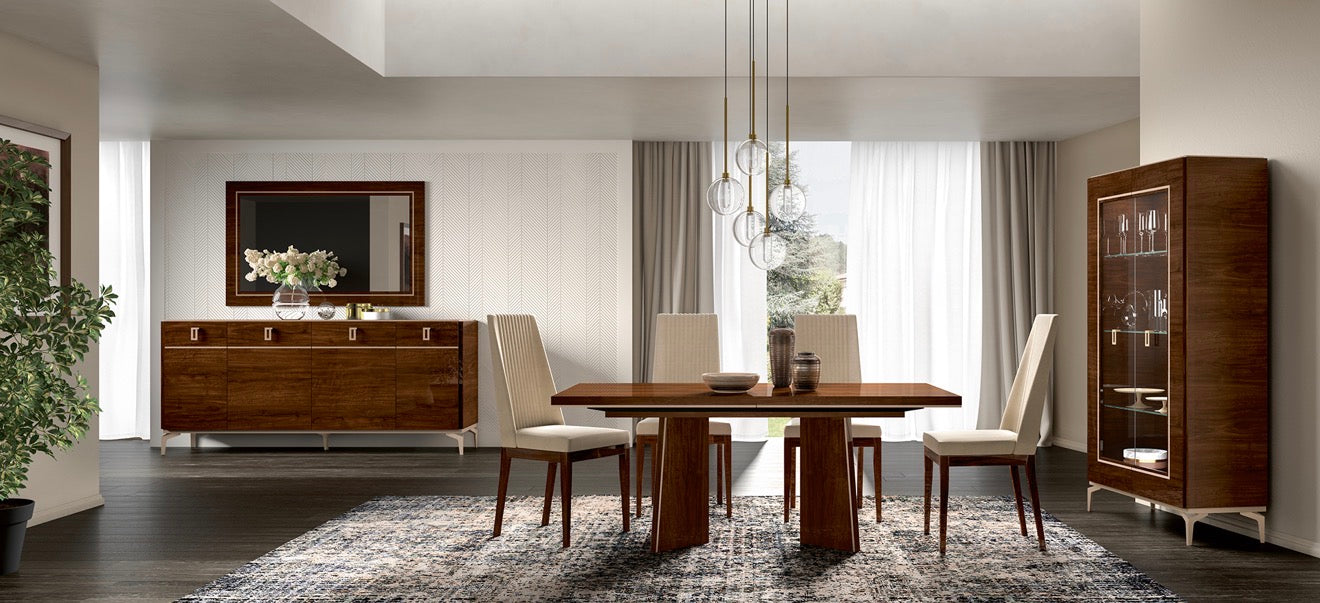 Casa Milano Eva Dining Chair – Beige Upholstered