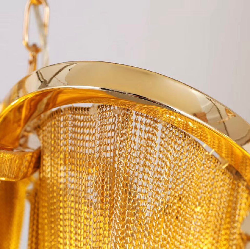 Ark Tassel Golden Chandelier