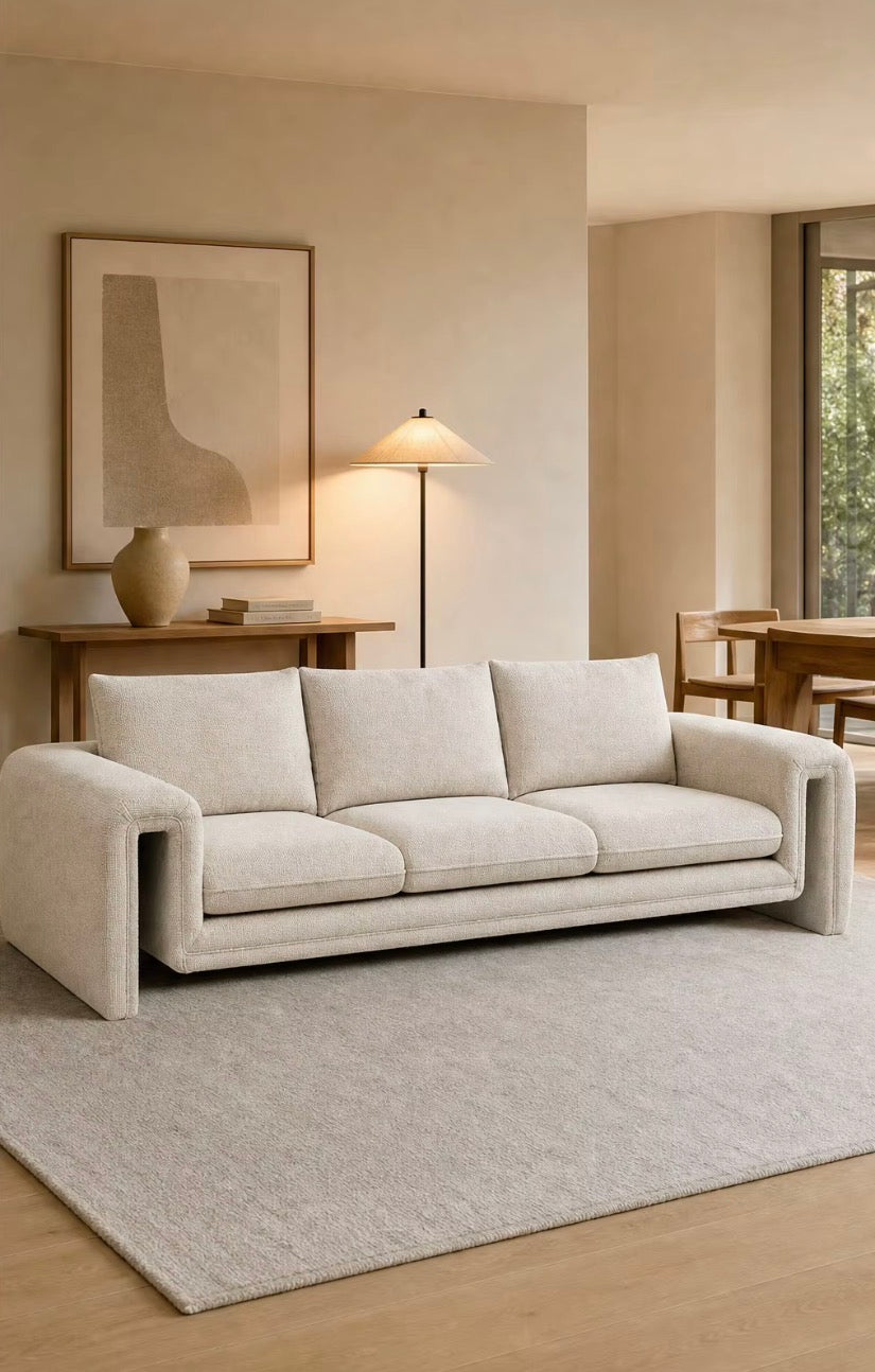 Lorenzo Curved Arm Sofa