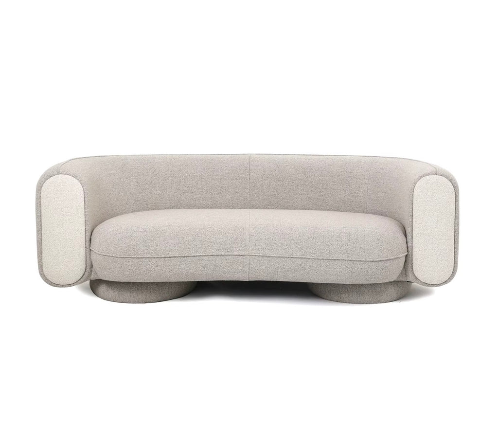 Newton Three-Seater Curved Sofa
