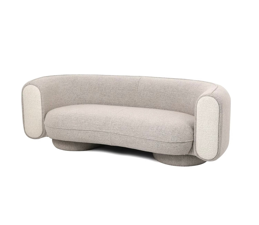 Newton Three-Seater Curved Sofa