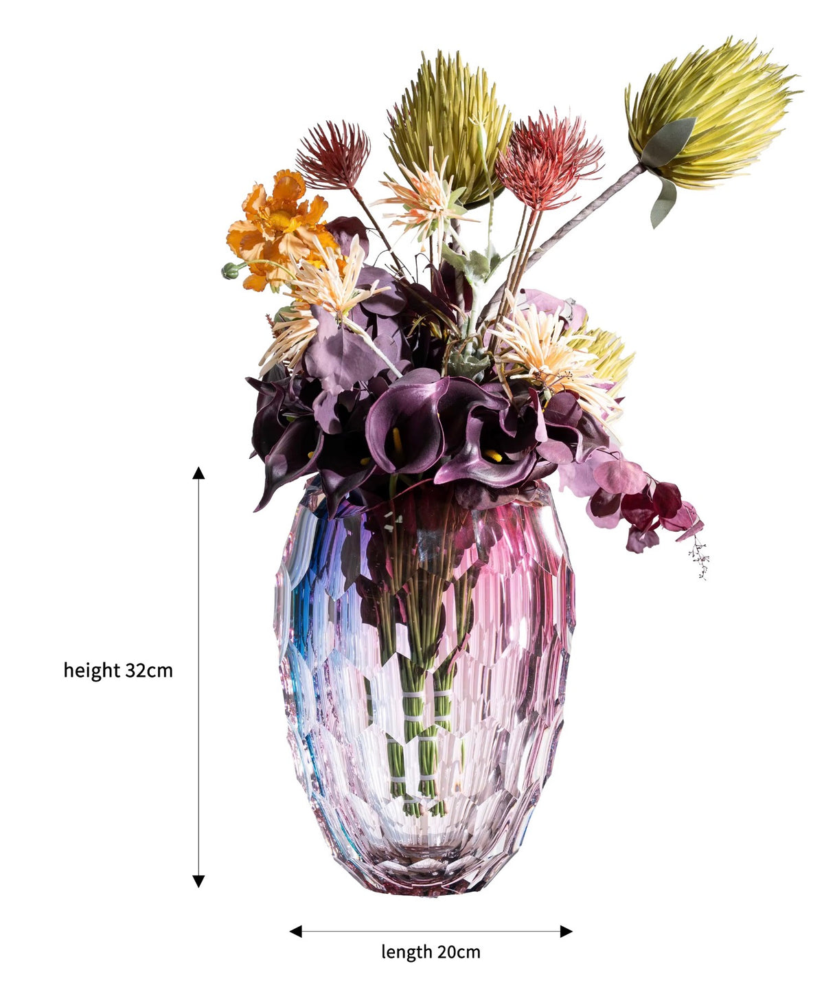 Amelia Handcrafted Crystal Vase