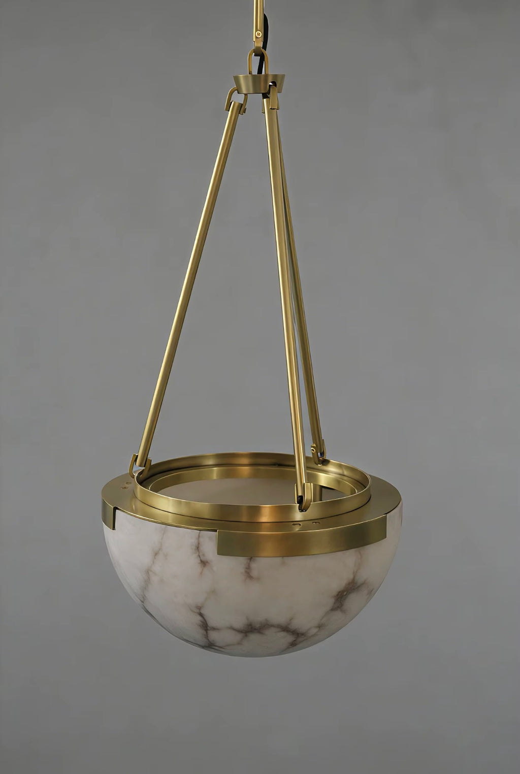 Serafina Alabaster Bowl Pendant Light