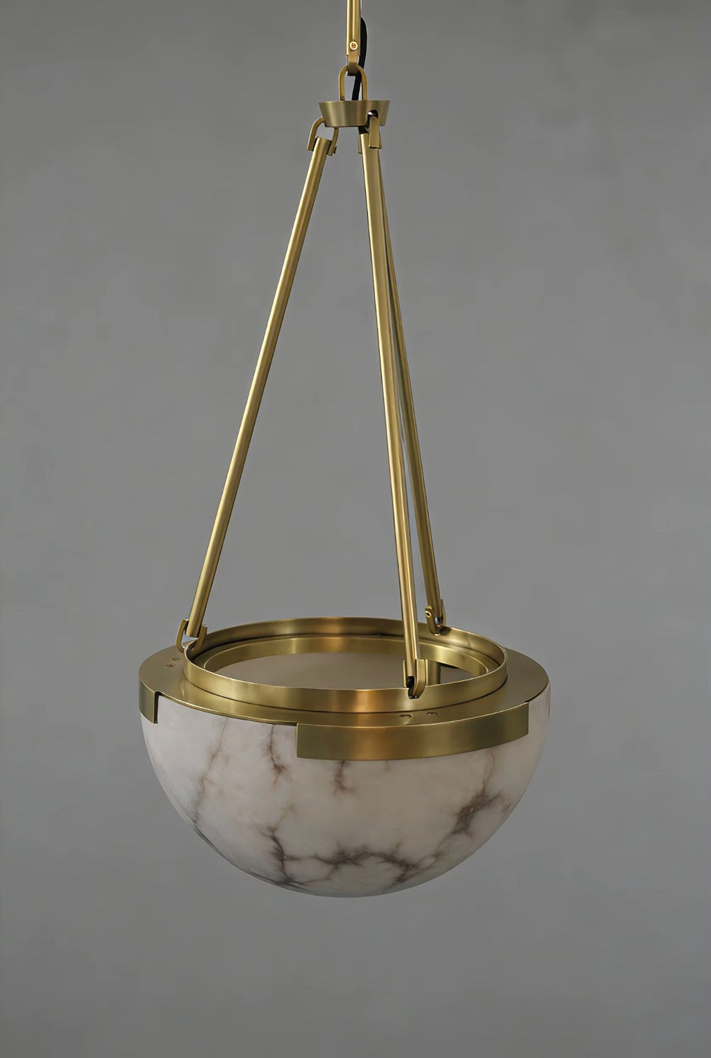 Serafina Alabaster Bowl Pendant Light