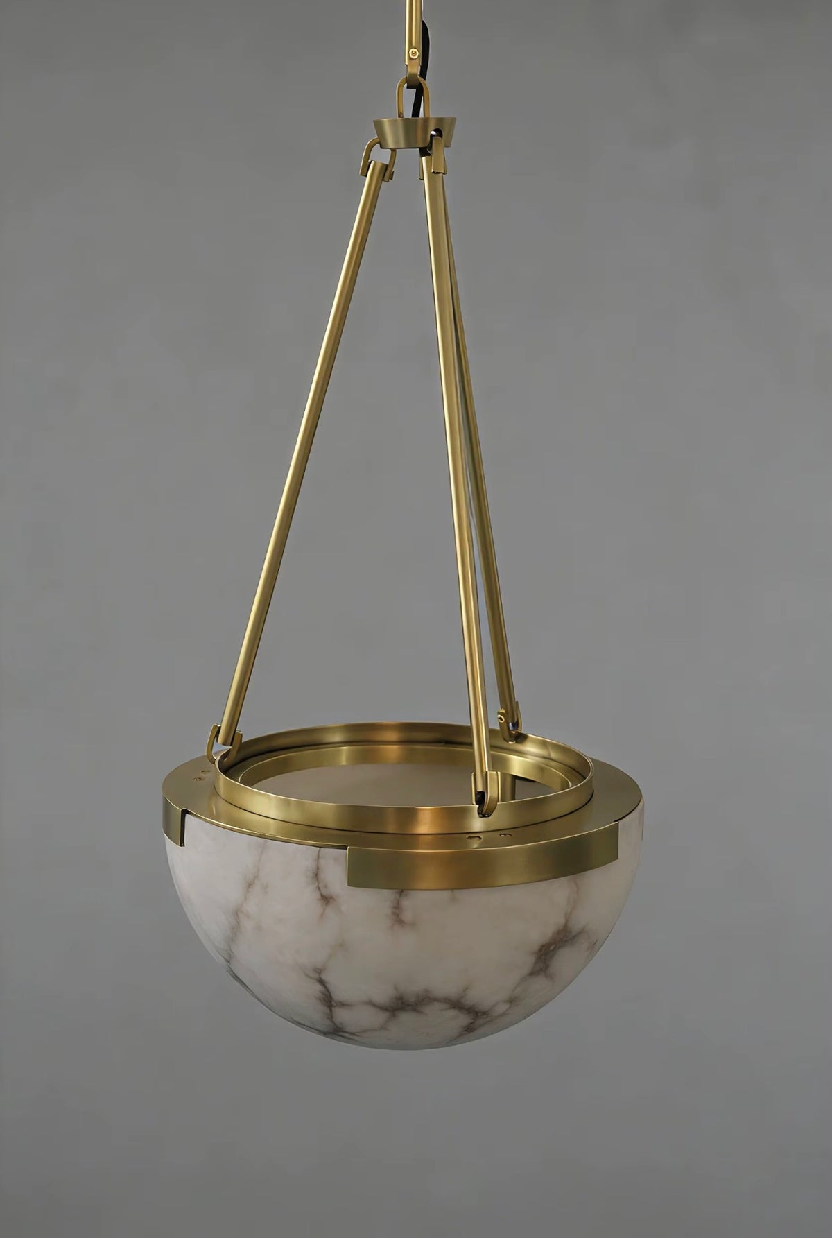 Serafina Alabaster Bowl Pendant Light