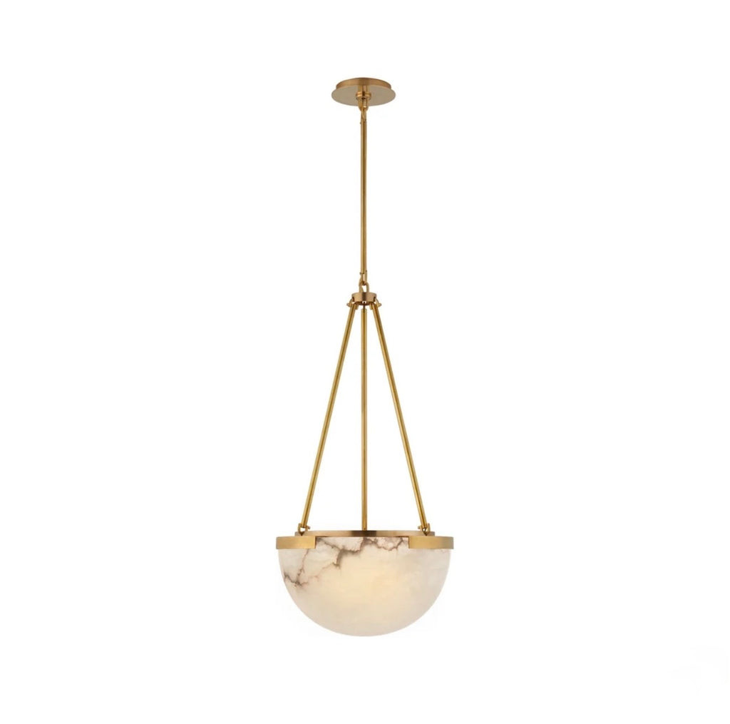 Serafina Alabaster Bowl Pendant Light