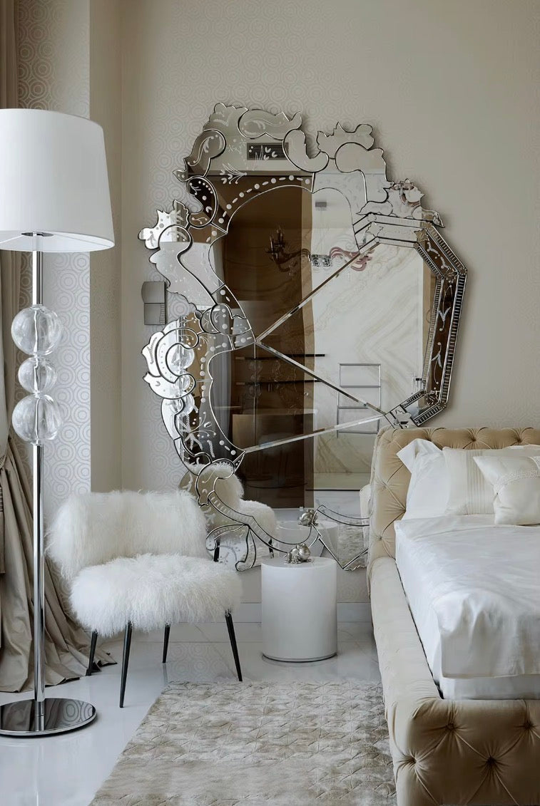 Fiorella Venetian Art Deco Wall Mirror
