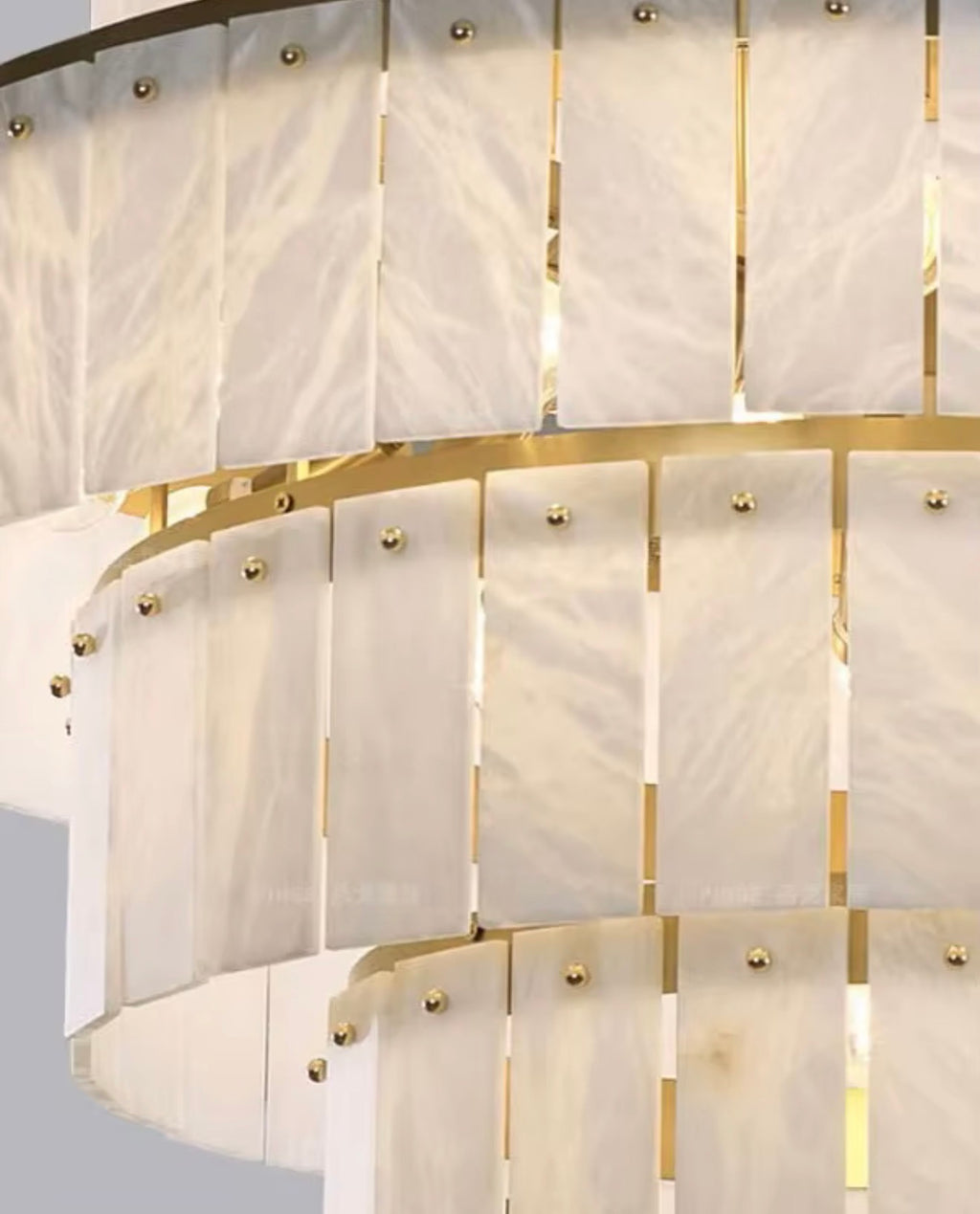 Ottavia Grand Tiered Alabaster Chandelier