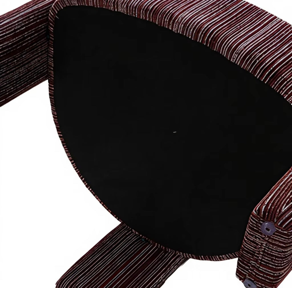 Valentino Striped Accent Chair