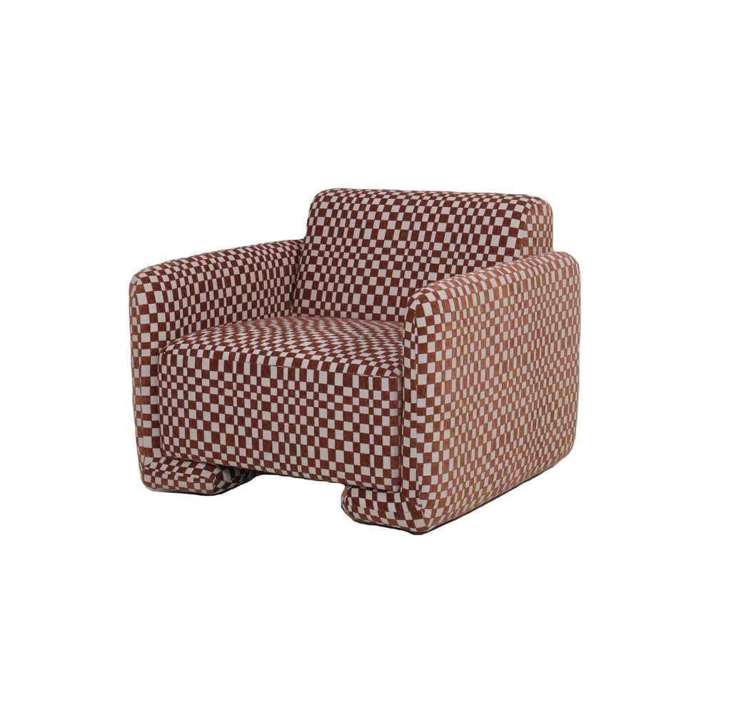 Siena Checkerboard Accent Chair