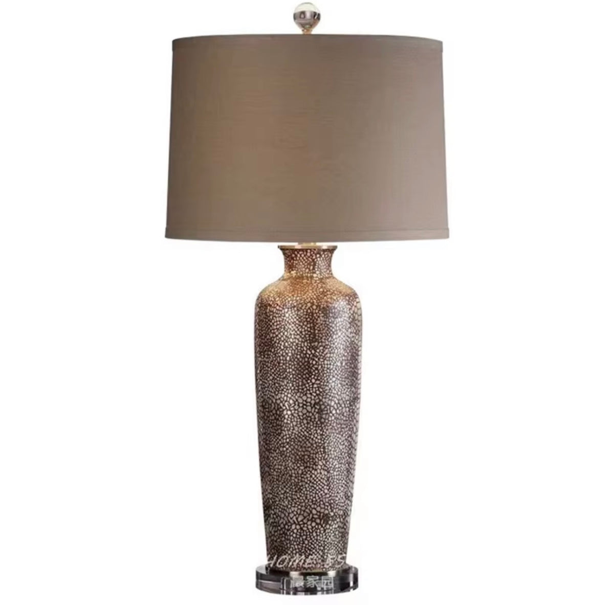 Snake Skin Pattern Table Lamp