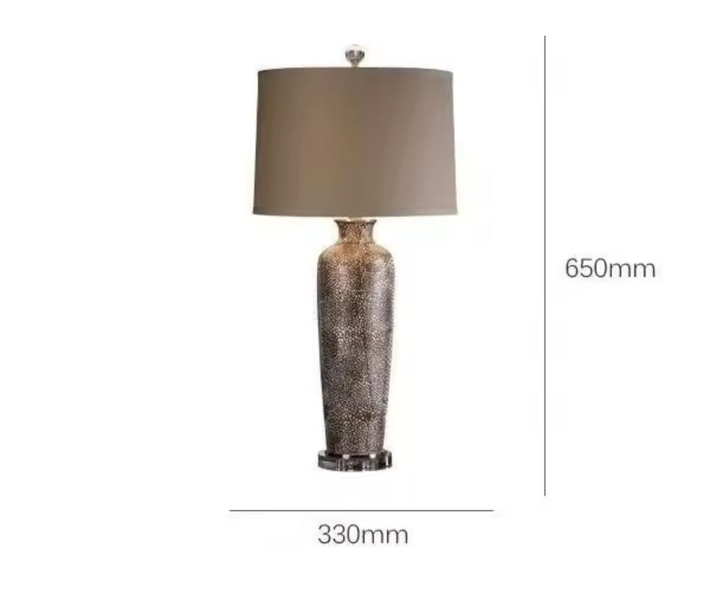 Snake Skin Pattern Table Lamp