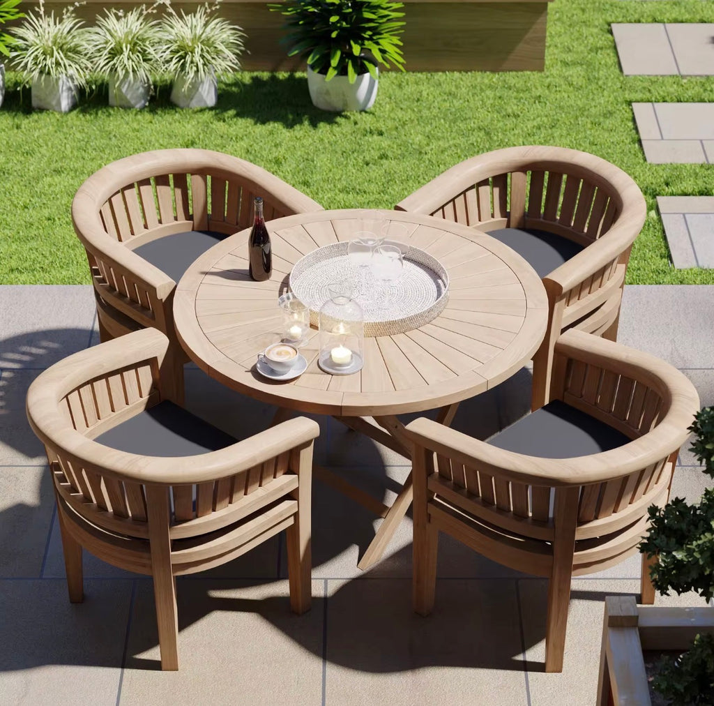 Casa Milano – Teak Round Dining Set